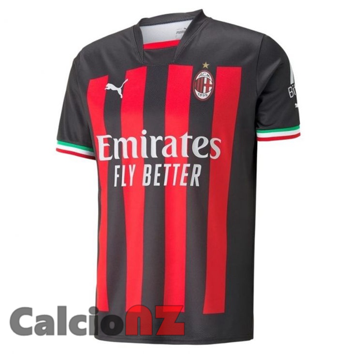 Siti Insieme Maglie Calcio Ac Milan Prima Pantaloncini Poco